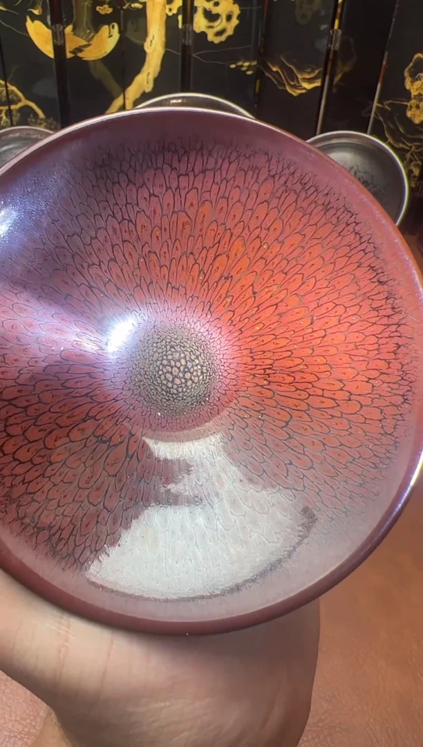 茶盏陈大鹏天幕鹧鸪斑