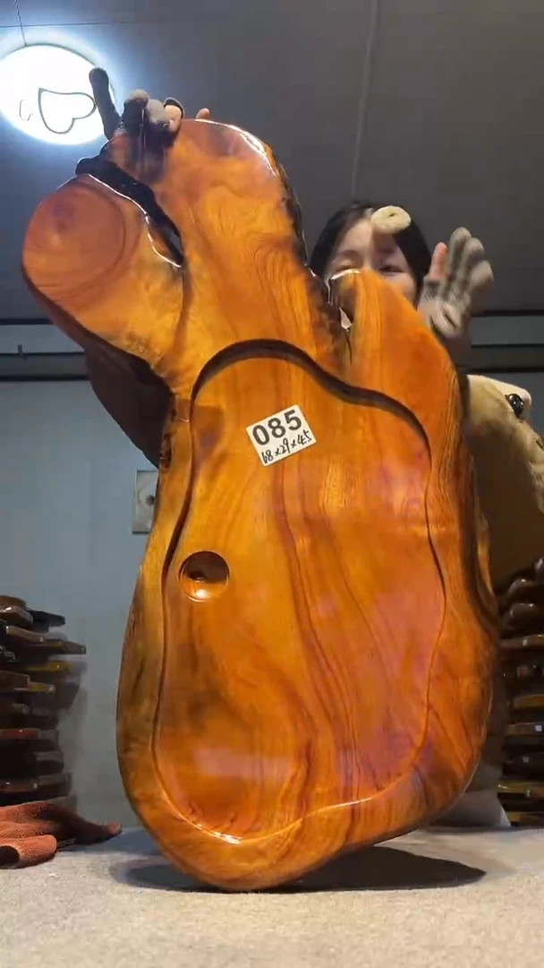 实木原木茶盘 一物一拍(不含配件）