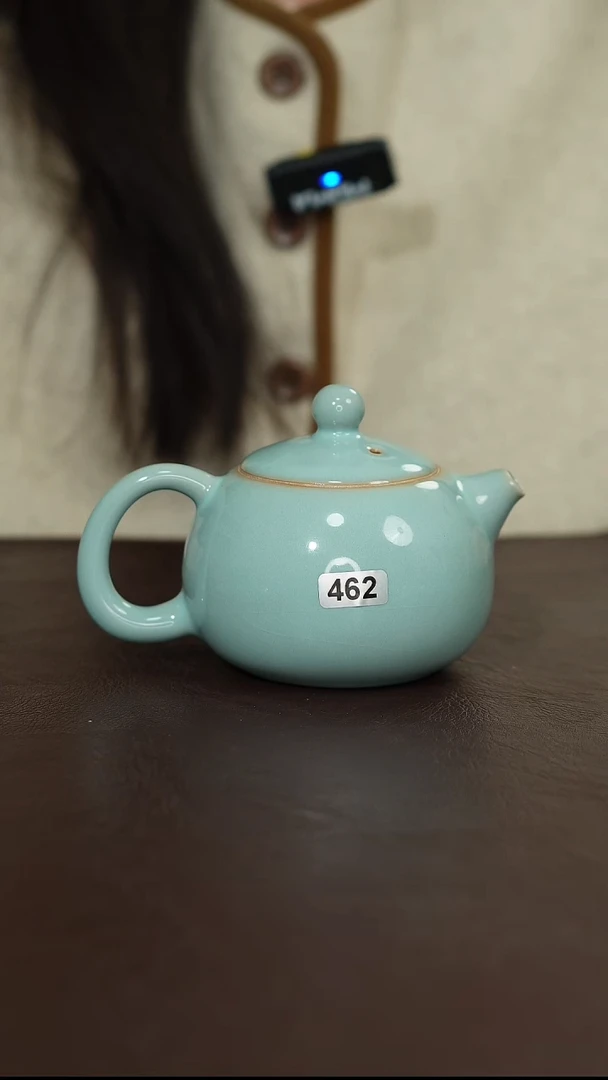 摆件陶原矿原釉汝宋汝瓷