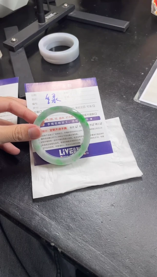 定制翡翠手镯未镶嵌手镯AJC/DZS