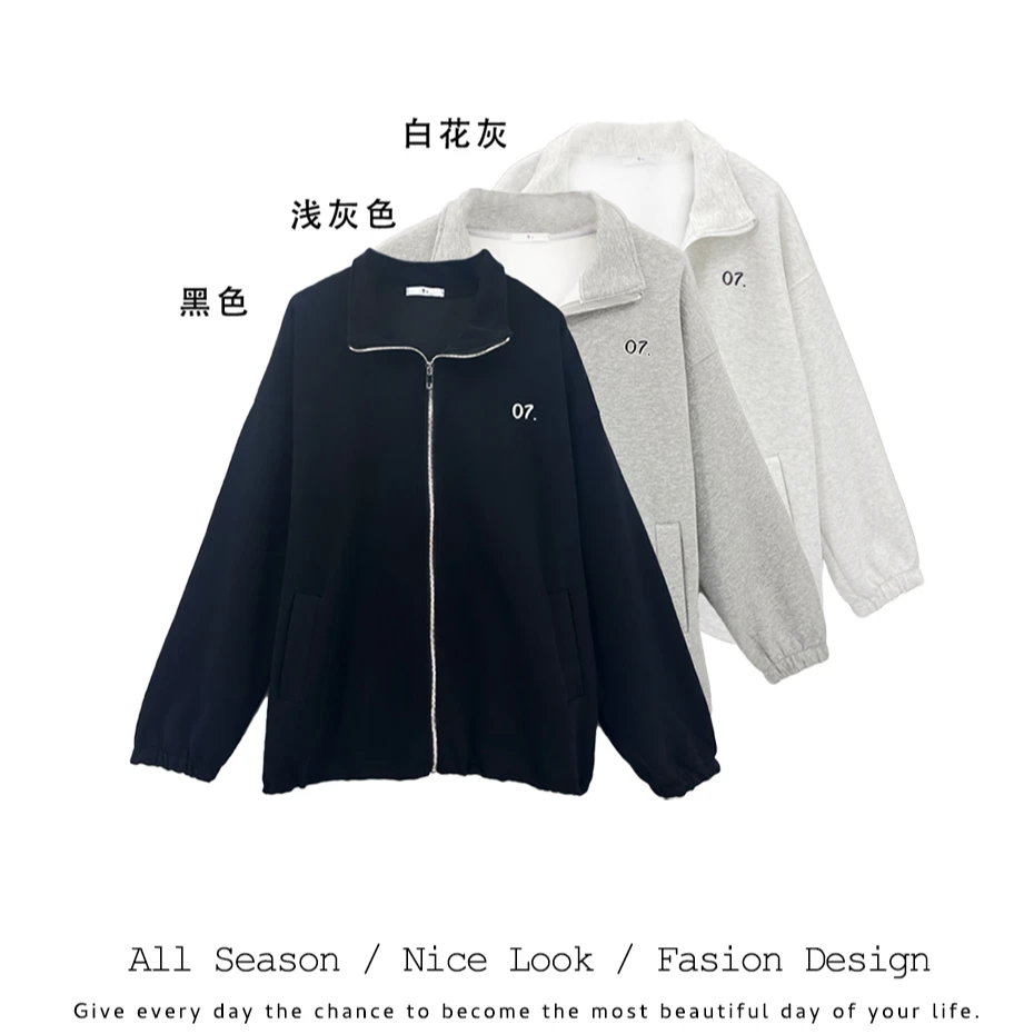 693 开春季内搭刺绣新款外套日系复古休闲卫衣女#9101 491/736