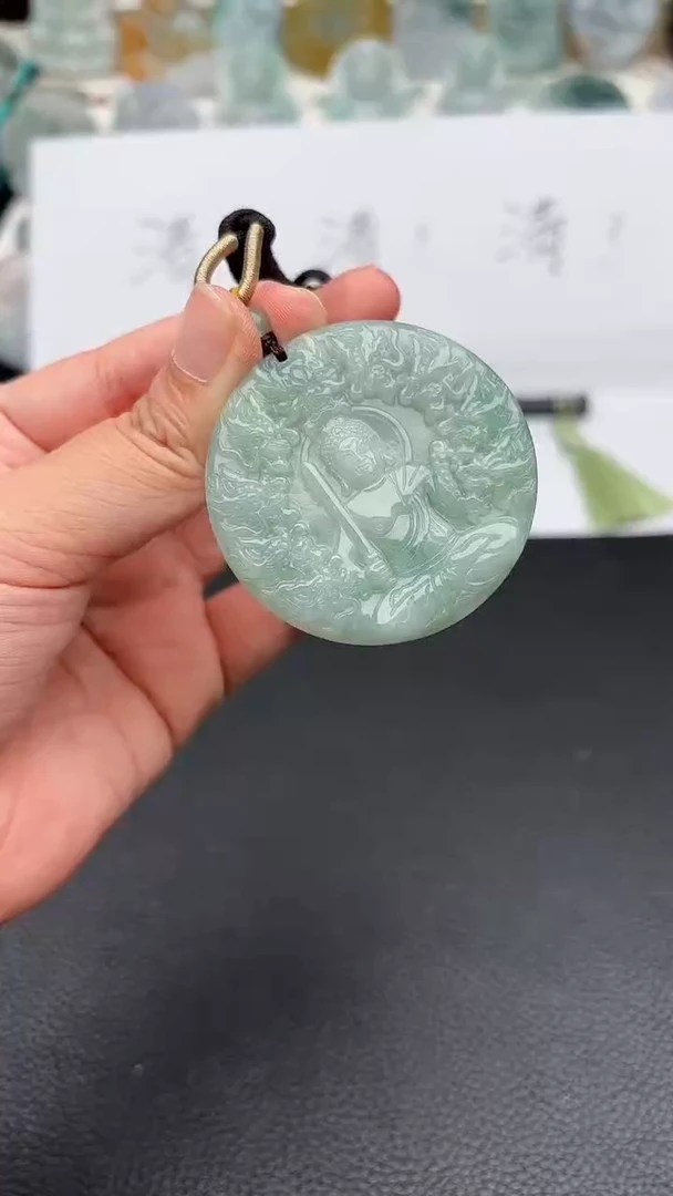 翡翠未镶嵌颈饰天然缅甸A货翡翠161
