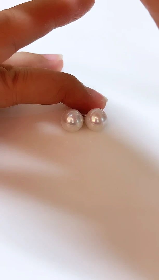 颈饰银S925镶嵌淡水珍珠9-10mm