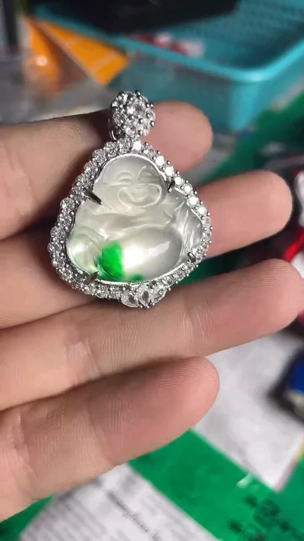 强子收货--所见即所得--多样性发货--HFH2346飘  绿 花小佛公