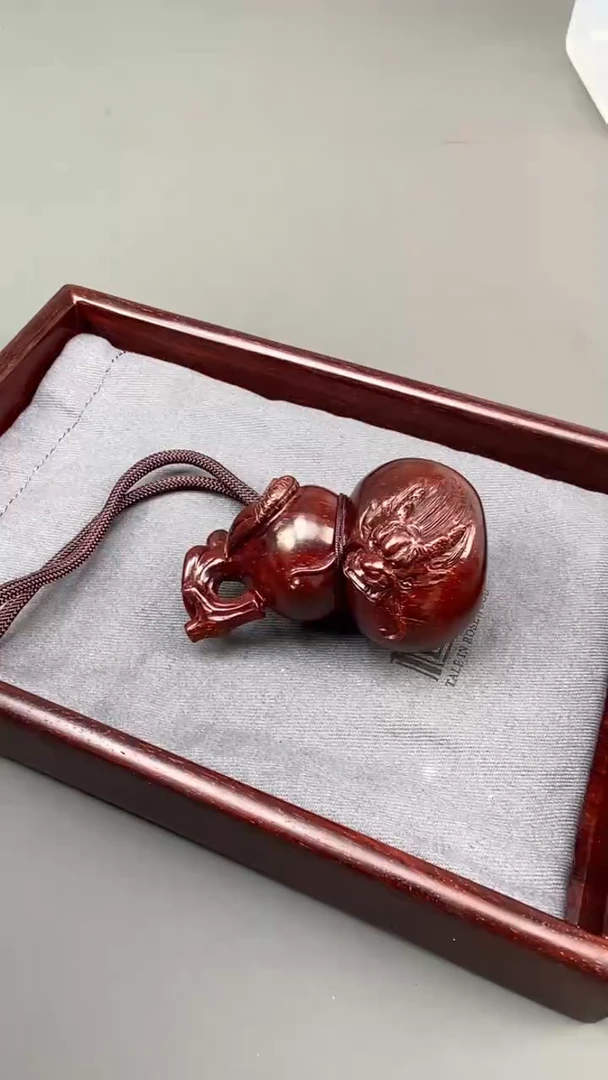 把件檀香紫檀（小叶紫檀）印度小叶紫檀 龙葫芦
