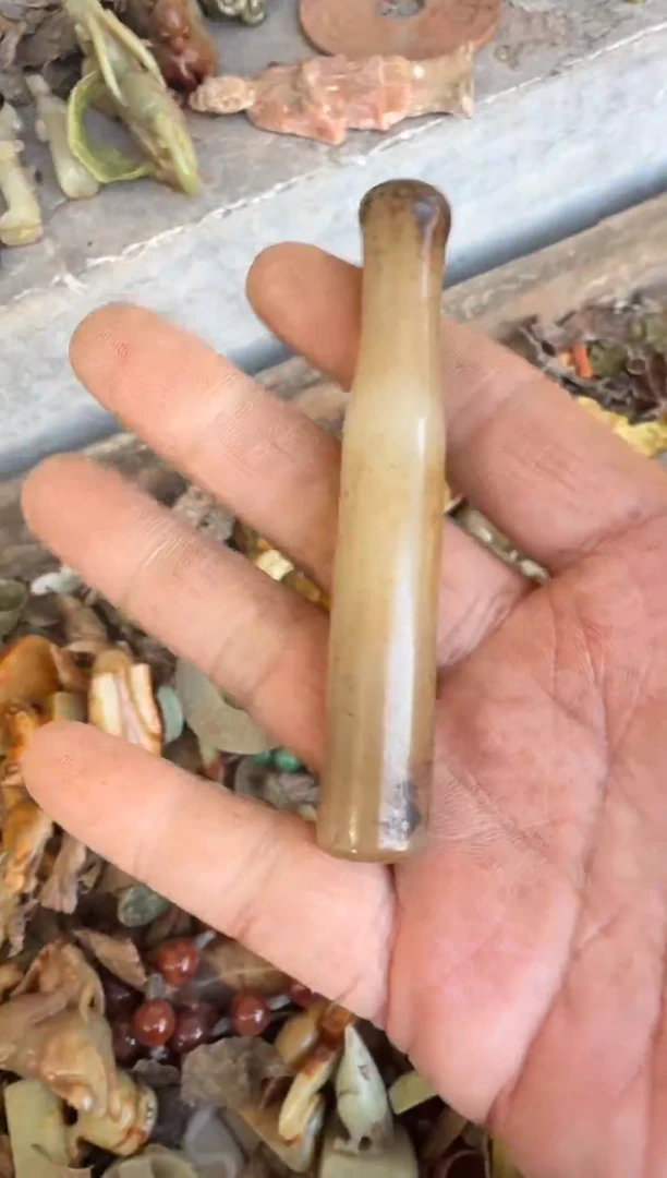 未镶嵌岫岩河磨玉（透闪石质玉）挂件玉器555555