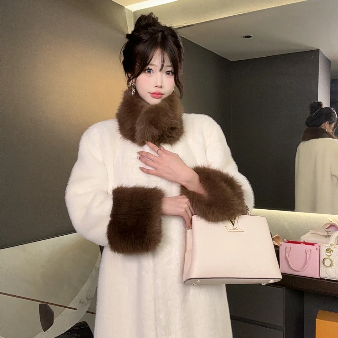 秦晓亿chic高定轻奢名媛设计师大衣时尚网红小香外套中长款