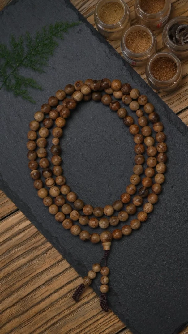 手串沉香L528-3金星菩萨棋8.5/23g