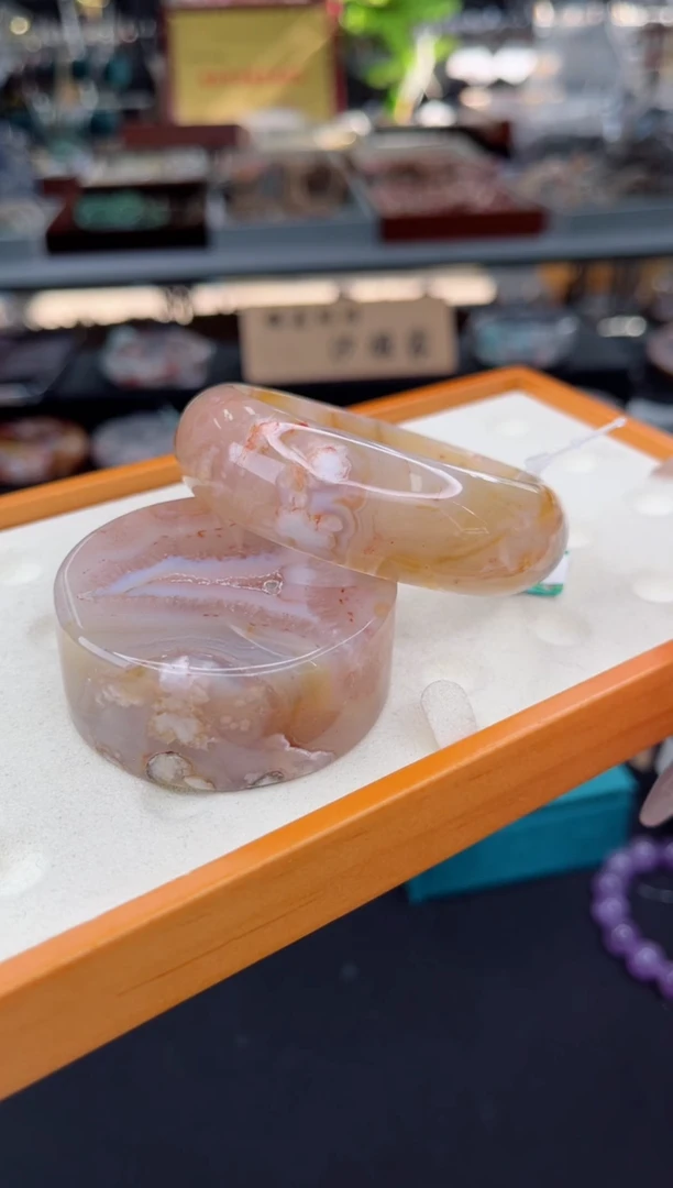 【闪购商品】石英质玉手镯未镶嵌54圈口（赠品镯心）3567127