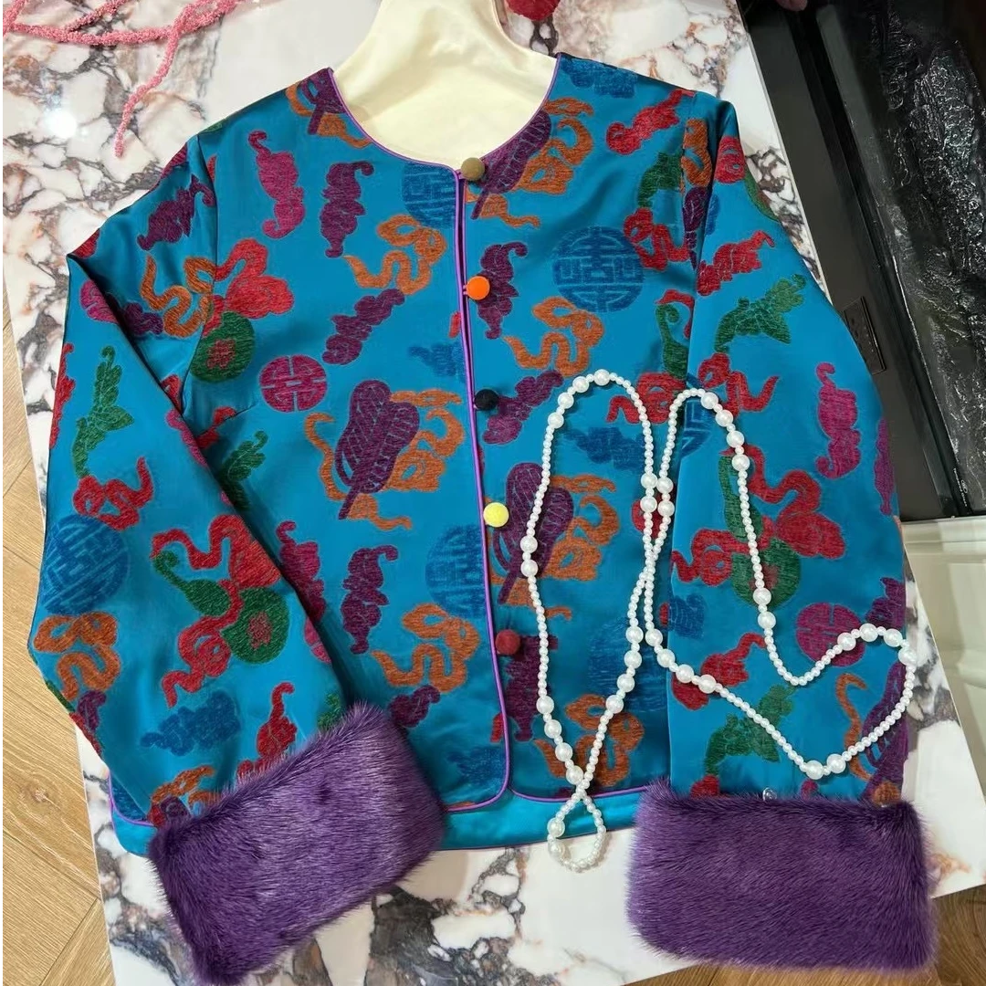 【八宝葫芦】雯掌柜家网红新中式漳绒棉服