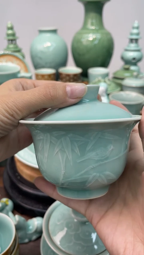 纯手工  慧仙青瓷 龙泉青瓷大促