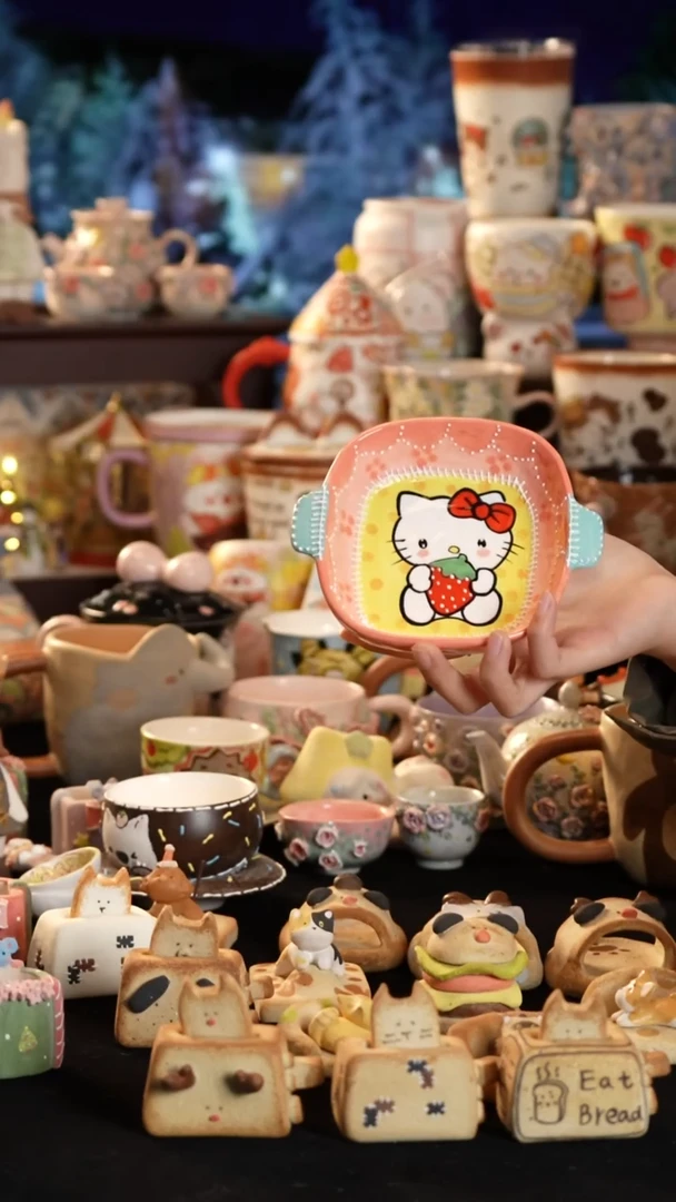 其他陶景德镇釉下彩手绘设计师款陶瓷