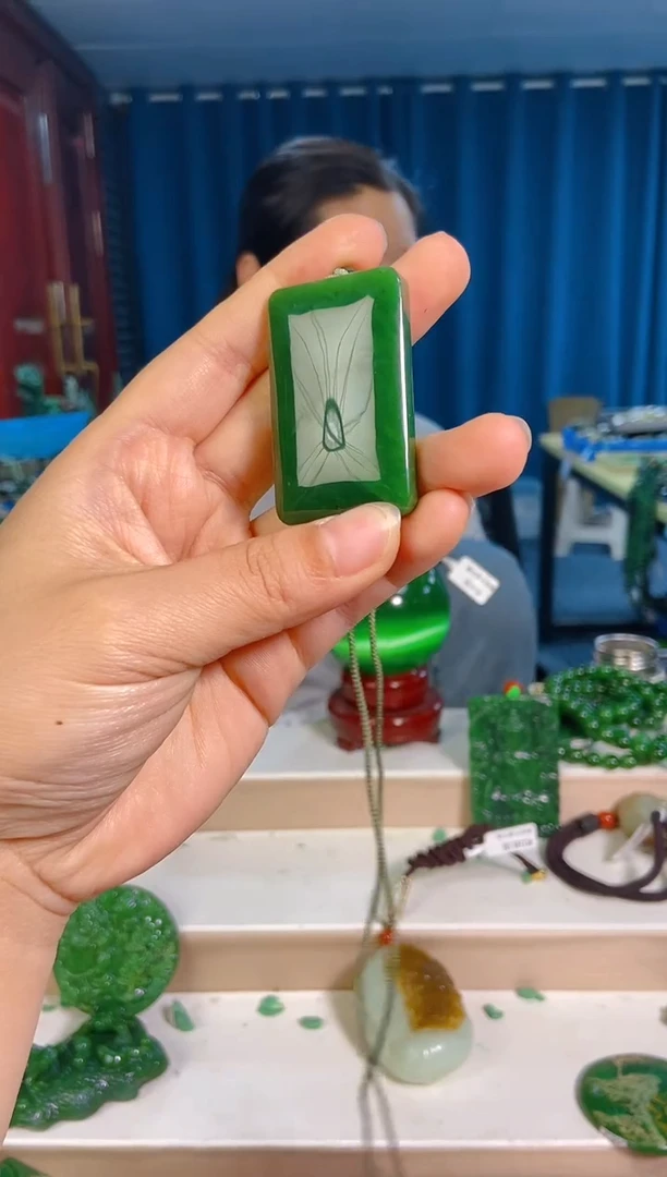 和田玉未镶嵌挂件1