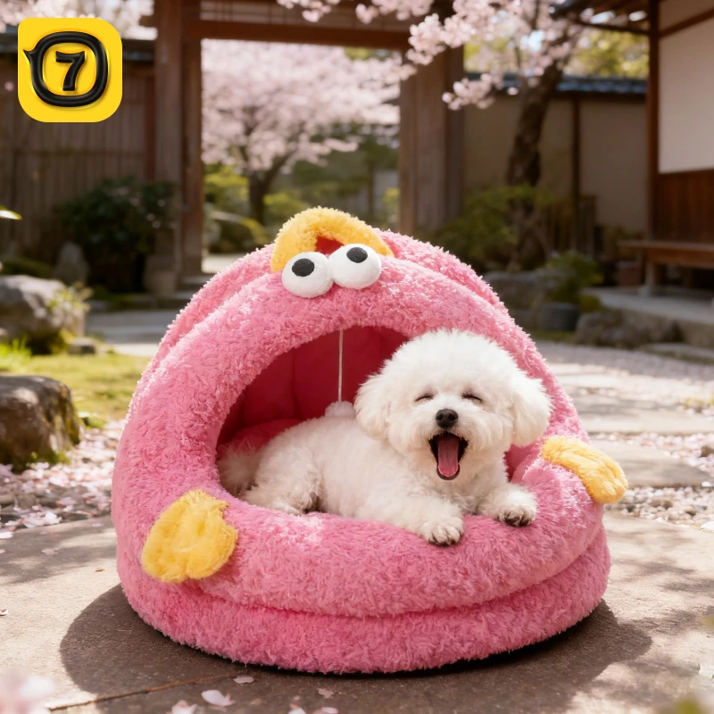 狗窝四季通用半封闭式冬季保暖猫咪安全感窝猫咪睡窝猫床猫狗通用