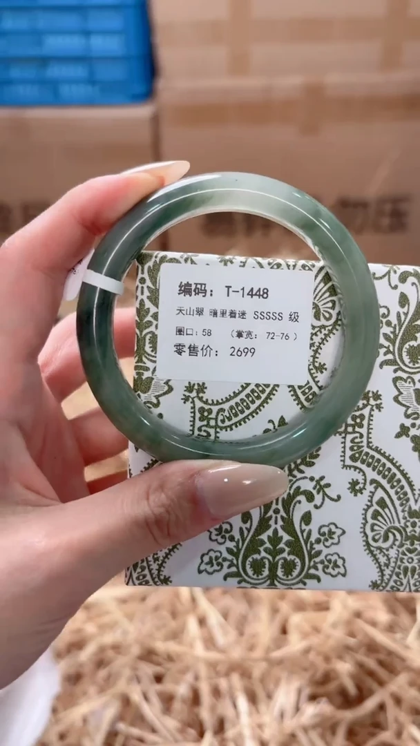 未镶嵌手镯石英质玉T-1448