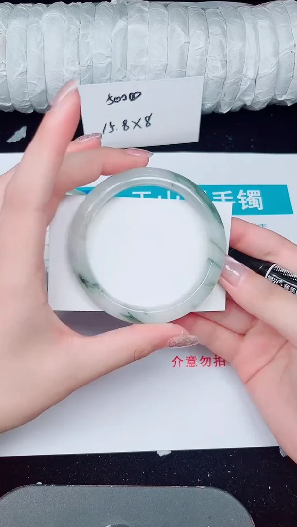 未镶嵌手镯石英质玉54-56/57