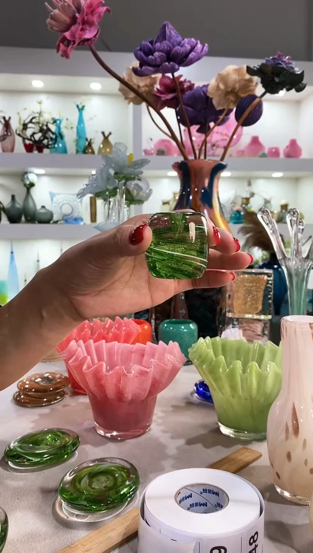 轩**欢慕忆家手作琉璃花瓶微瑕