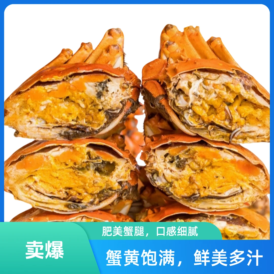 江苏大闸蟹清甜4.5两/公6只/8只