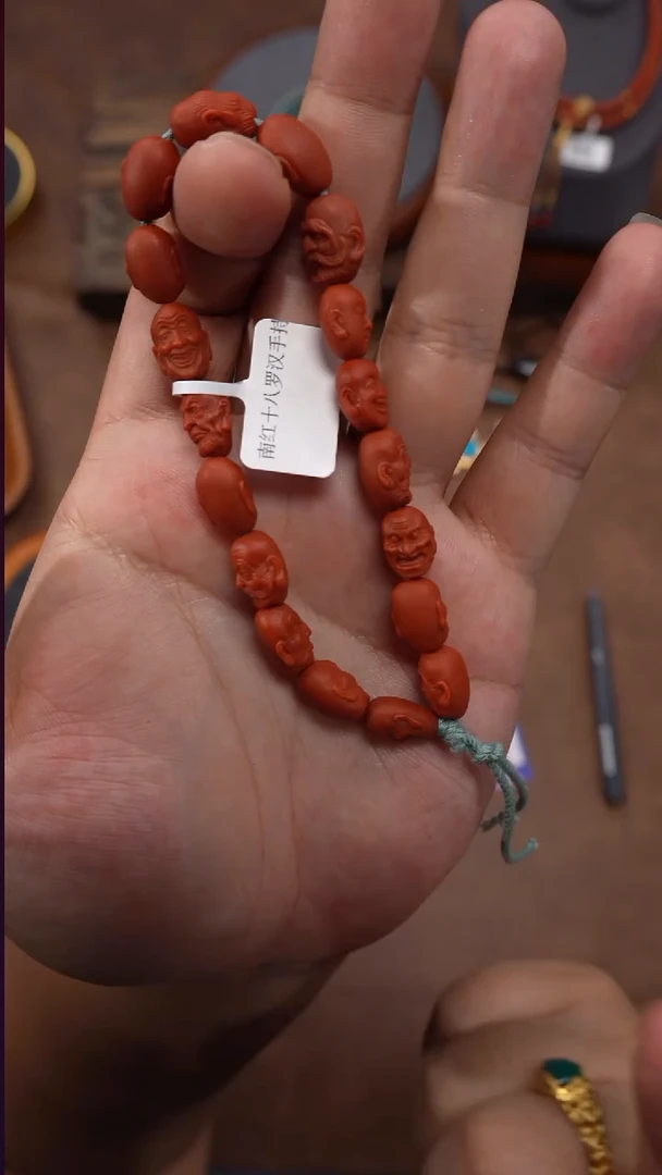 未镶嵌手串南红玛瑙明*南红手串