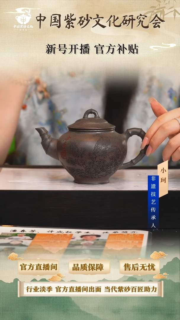茶壶紫砂陶茶文化潘春芳               天青300cc左右