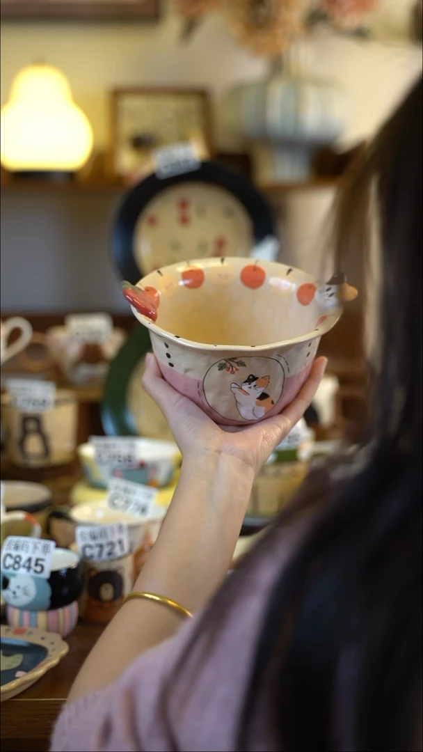 摆件陶C851 阿满屋手工手作陶瓷