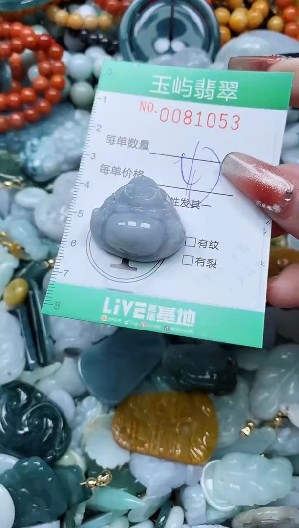 【闪购商品】翡翠颈饰未镶嵌闪购0081053多样性发其一