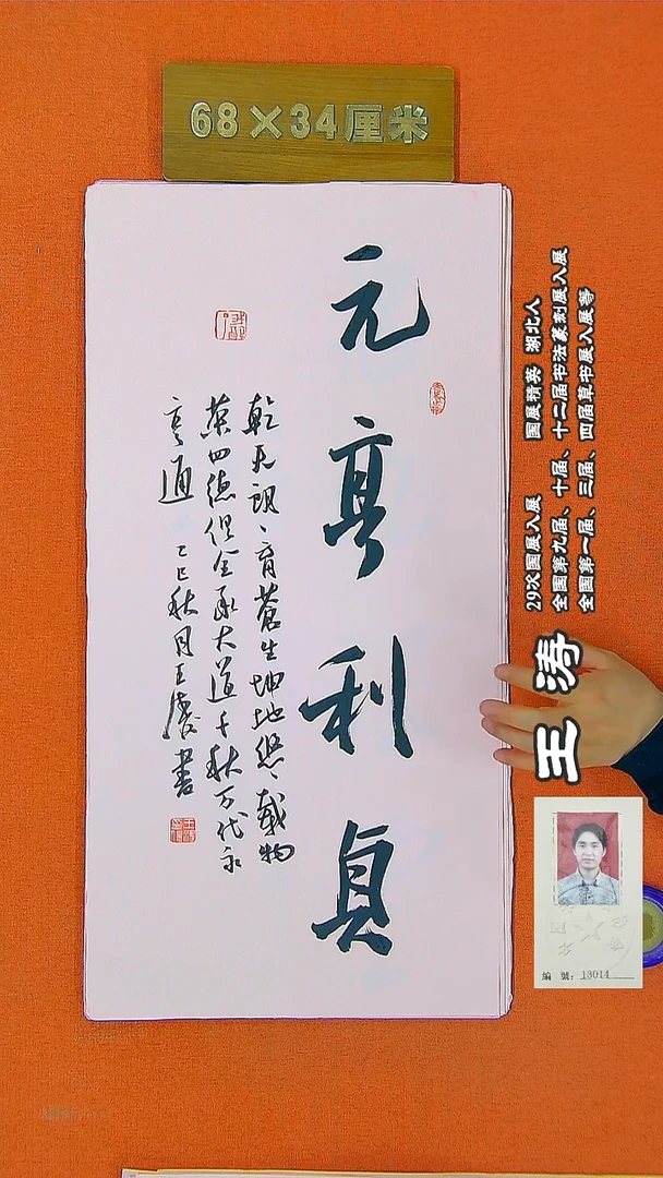 书法95R王涛书法作品