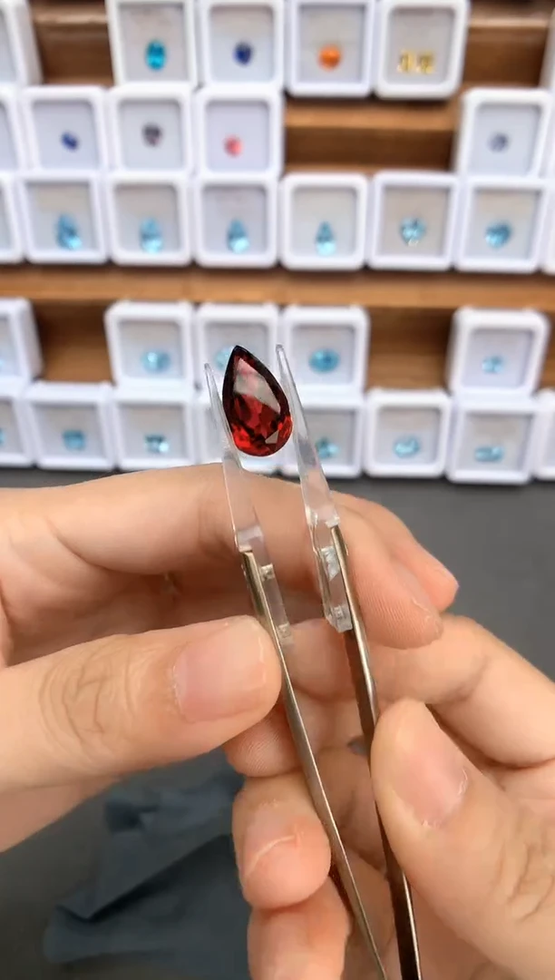 未镶嵌裸石定制石榴石5.45ct