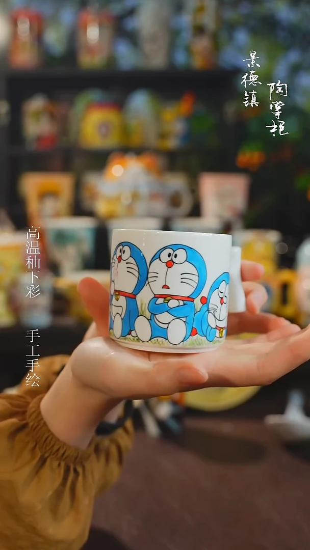 景德镇高温釉下彩纯手工手绘