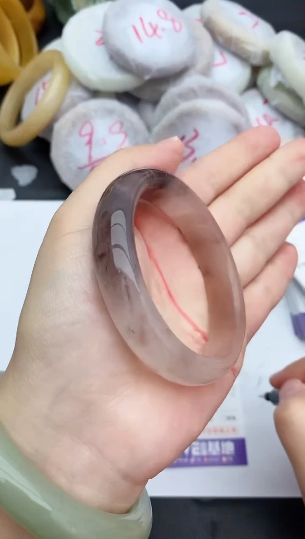 未镶嵌手镯石英质玉32+56/57