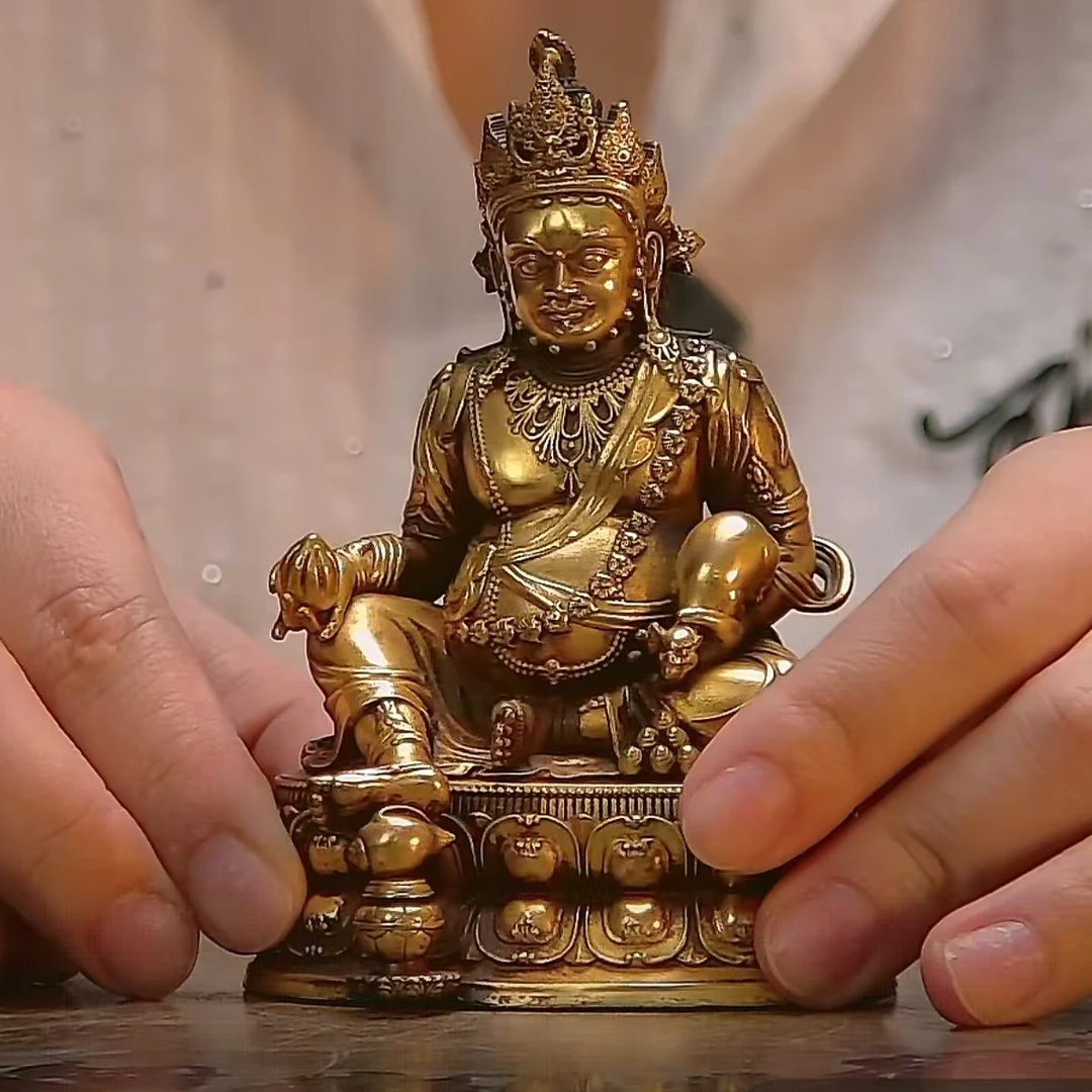 （华夏文物商店）紫铜鎏金造像
