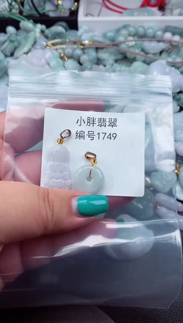 颈饰未镶嵌翡翠缅甸天然A货翡翠1749