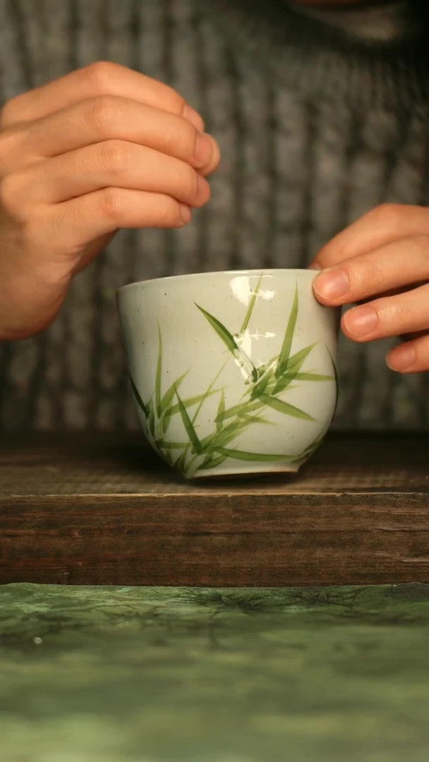 瓷器青诗集手工手绘瓷器