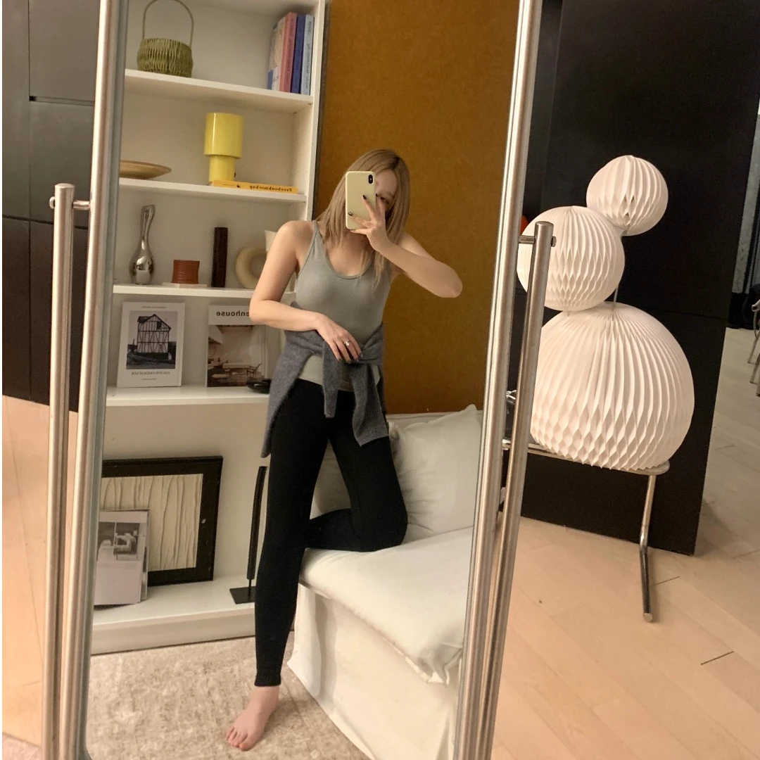 【SukiiRED 11.30 20点】安第斯山羊绒加厚高腰压力瘦腿打底裤.特