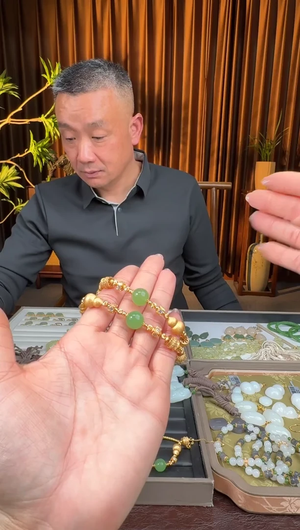 颈饰银S925镶嵌和田玉27恒铂11.22多样性拍一发一