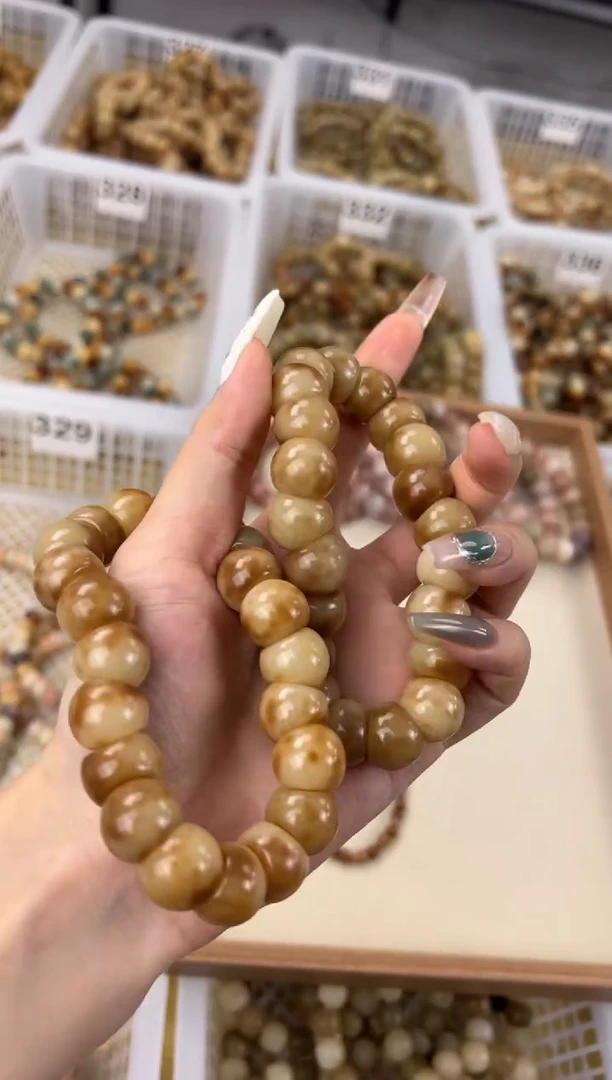 手串菩提根/象牙果卡14花生酥猪大肠手串327