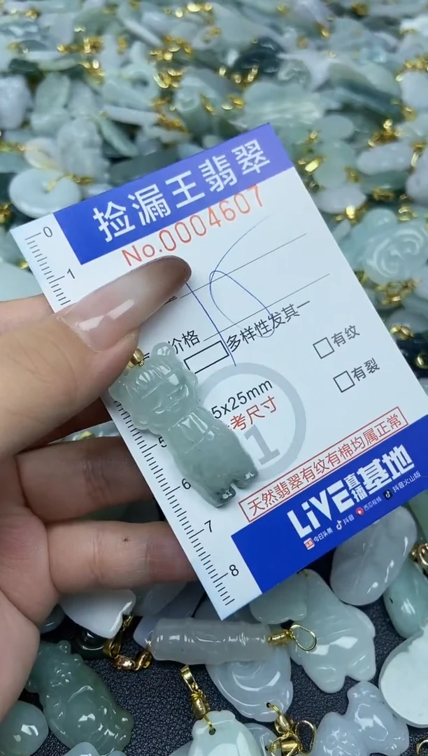 翡翠未镶嵌颈饰天然A货翡翠