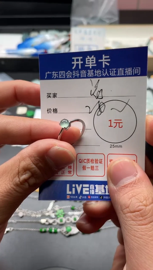 颈饰未镶嵌翡翠海*蓝挂件