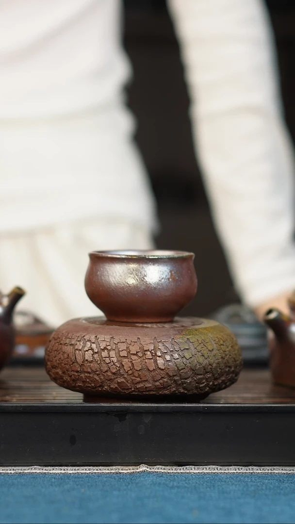 茶壶紫砂黄****方柴烧紫砂紫泥杯