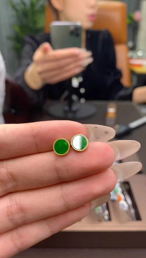 颈饰银S925镶嵌翡翠净货多样性发一16699