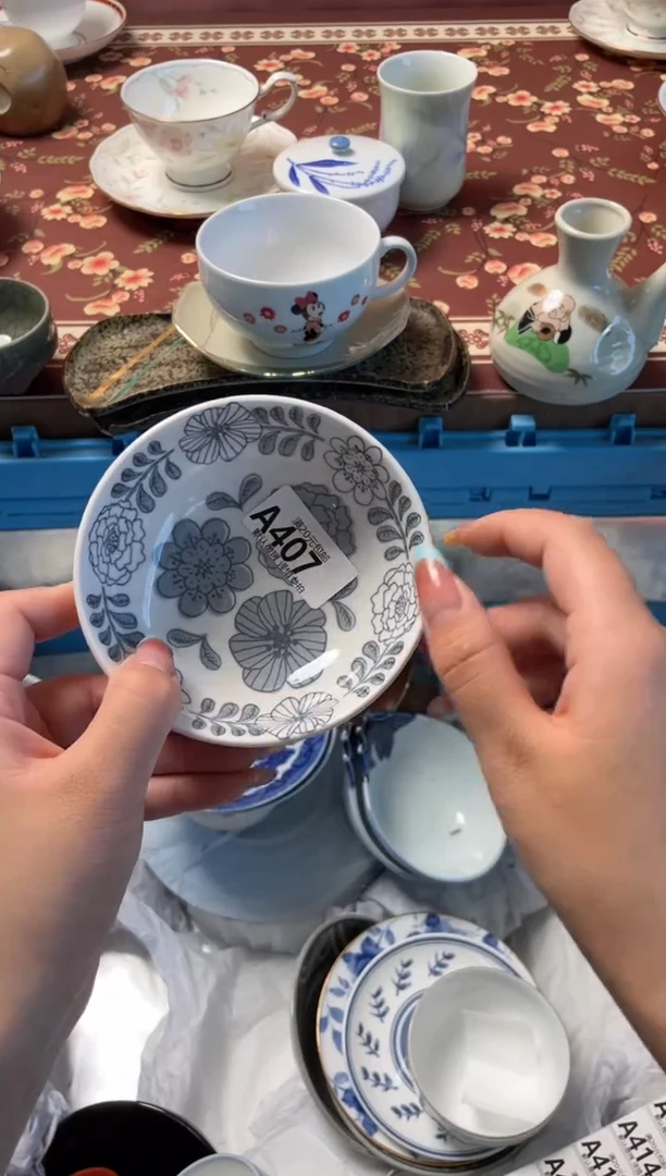 瓷片翩**舞瓷器瓷器A407