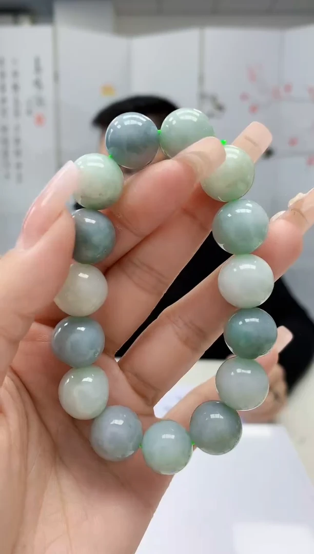 【闪购商品】翡翠颈饰未镶嵌5152lr-JJ手串64