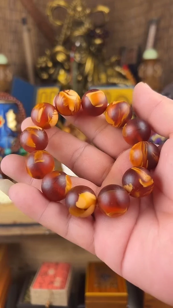 滴血莲花菩提吊坠所见即所得