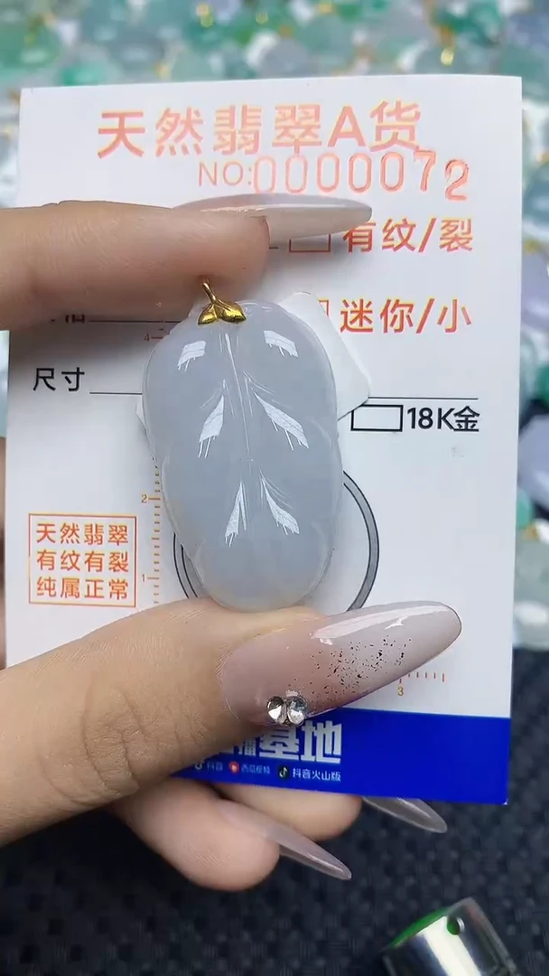 【闪购商品】翡翠颈饰18K金镶嵌453453453483