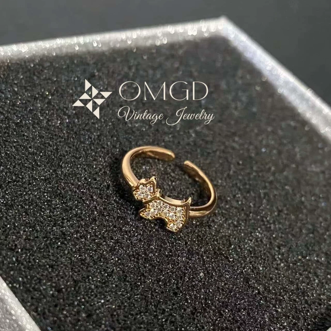 铜合金合成锆石戒指 【D1134】轻奢百搭经典戒指-XGJ