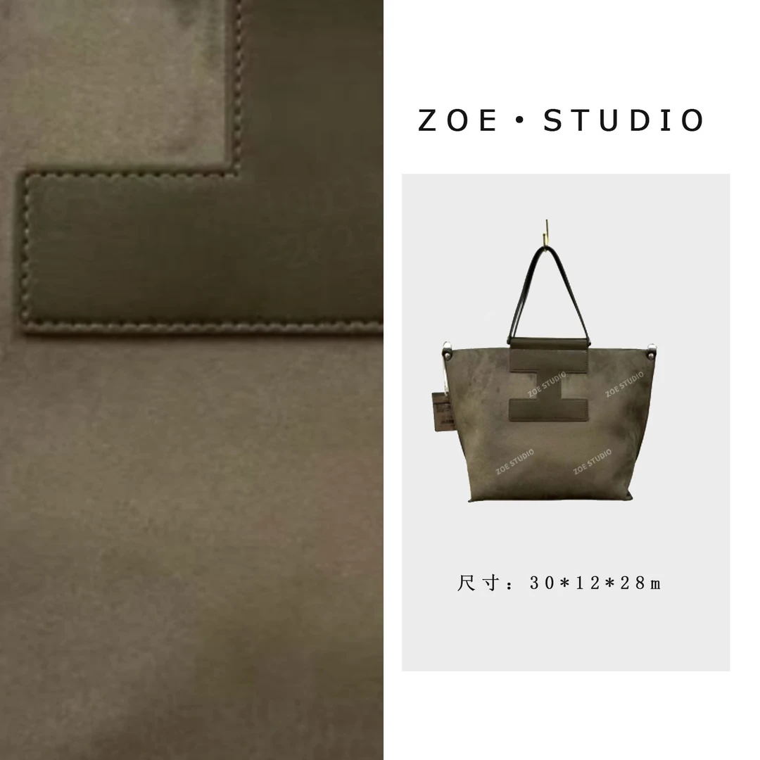 【佐伊高货】QYX-81265-松茶色轻奢新款小众时尚潮流时尚真皮包