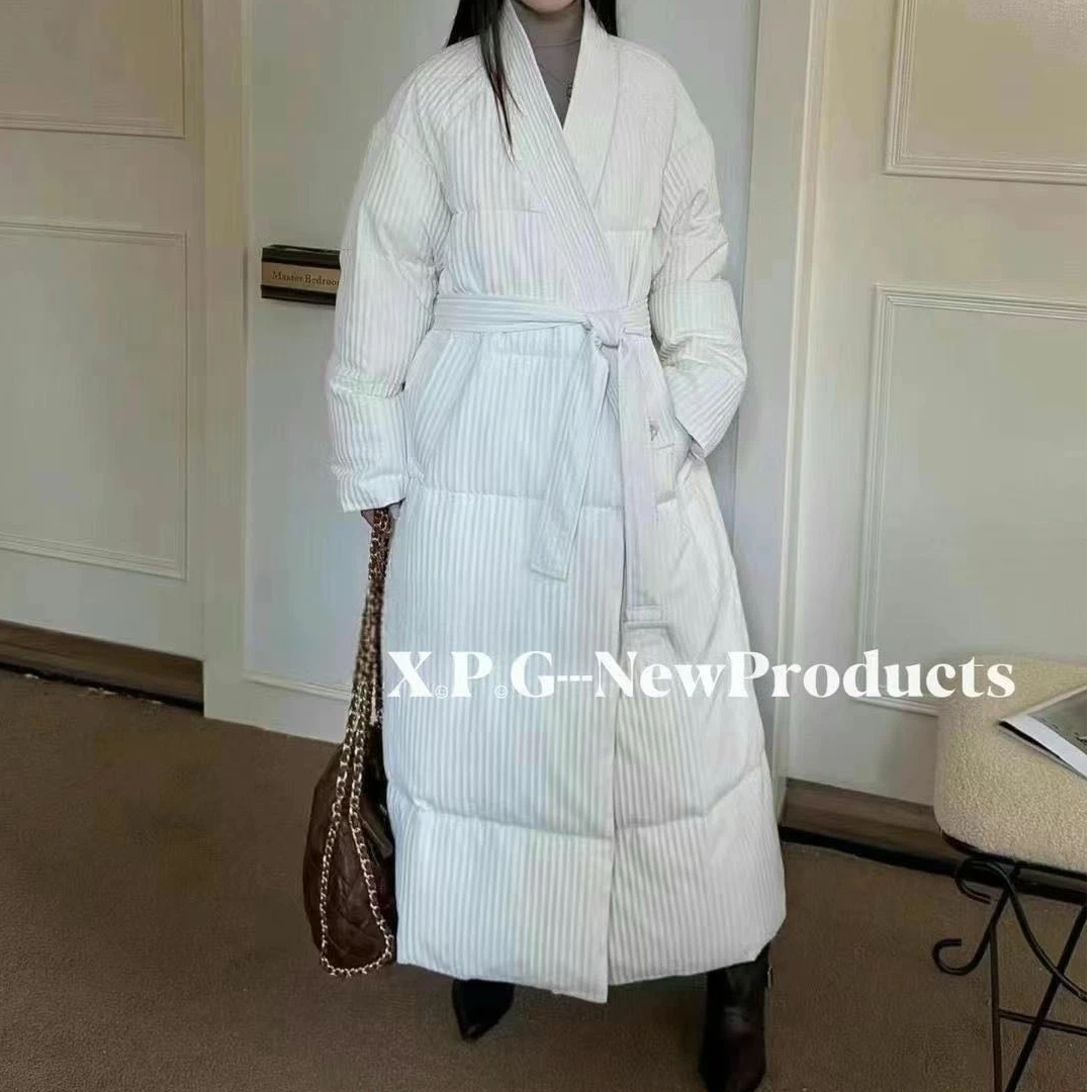 中长款长袖大码羽绒服常规款宽松型立领-6256