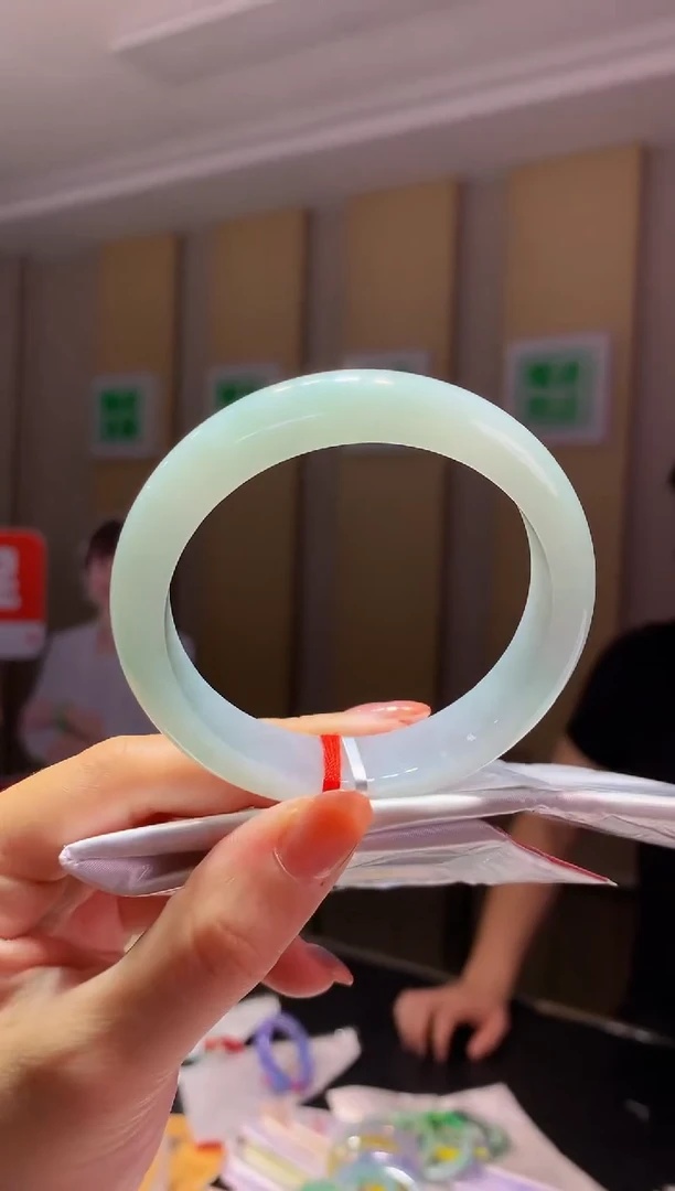 未镶嵌手镯翡翠-K314 圈口 57.4