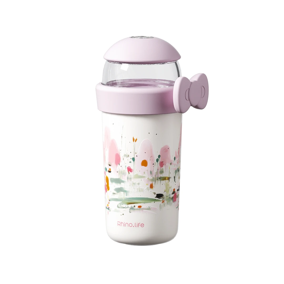 【A等品微瑕】独角犀 Rhino.life【镜花水月】茶水分离杯 粉墨江南