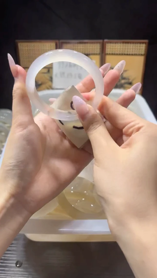 玛瑙/玉髓手镯合金a3，48小时鉴赏期